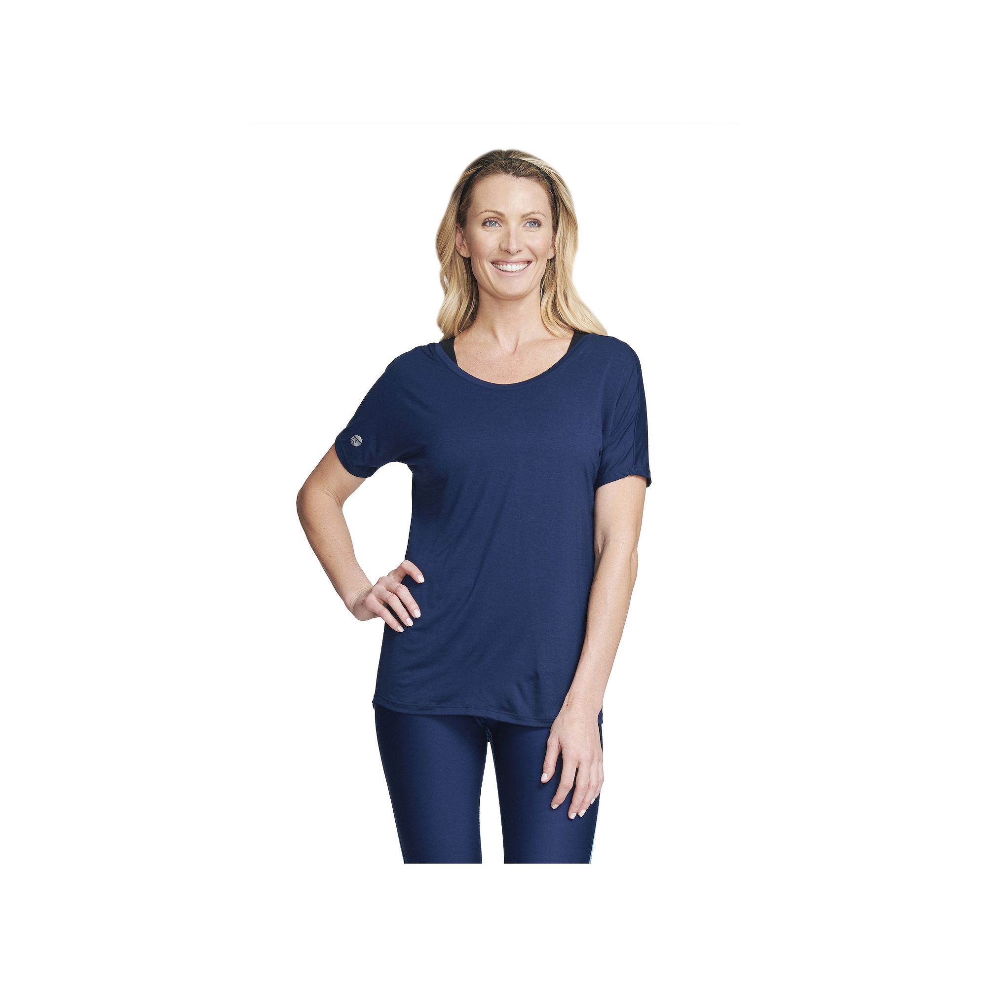 Womens Mazu Swim Ultra Soft Strappy-Back Swim Cover-Up Tee, Size: Large, B