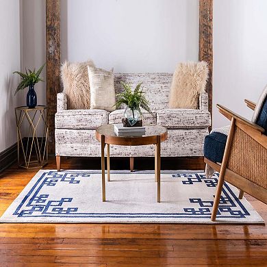 Unique Loom Geometric Athens Rug