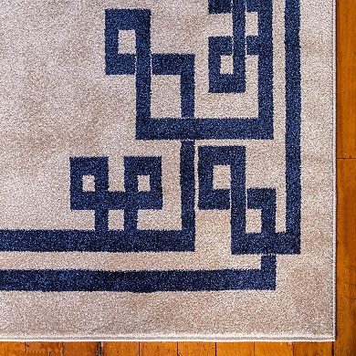 Unique Loom Geometric Athens Rug