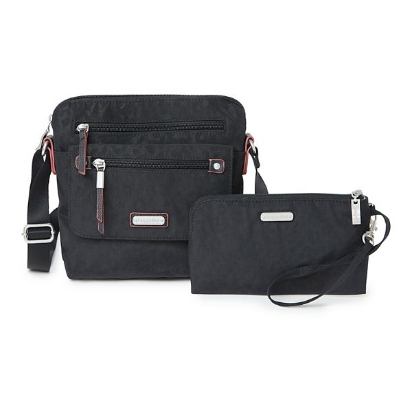 Baggallini Escape Crossbody Bag with RFIDBlocking Wristlet