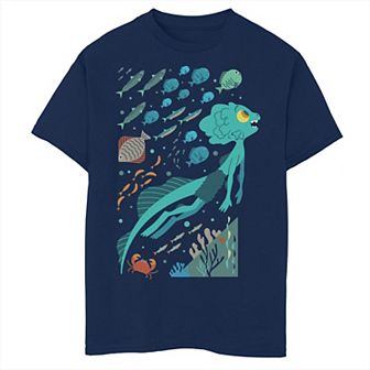 Disney's Luca Boys 8-20 Swimming Graphic Tee