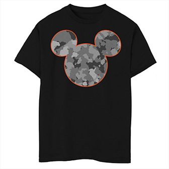 Disney's Mickey Mouse Boys 8-20 Camouflage Logo Graphic Tee