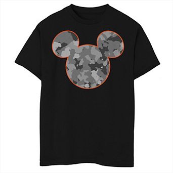 Disney's Mickey Mouse Boys 8-20 Camouflage Logo Graphic Tee
