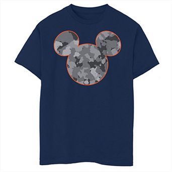 Disney's Mickey Mouse Boys 8-20 Camouflage Logo Graphic Tee