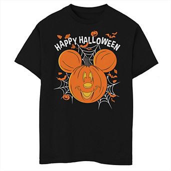 Disney's Mickey Mouse Boys 8-20 Pumpkin Happy Halloween Graphic Tee