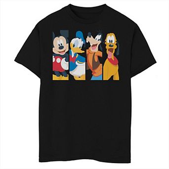 Disney's Mickey Mouse Boys 8-20 Bro Time Panels Graphic Tee