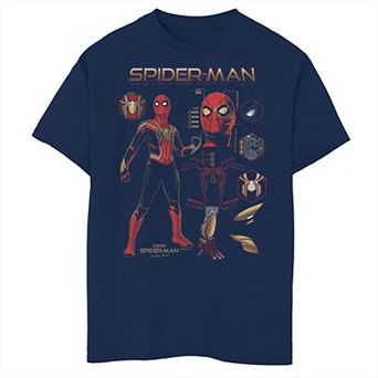 Boys 8-20 Marvel Spider-Man No Way Home Spidey Schematic Tee