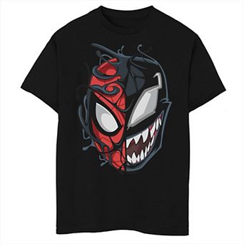Boys 8-20 Marvel Spider-Man Peter Venom Split Face Tee