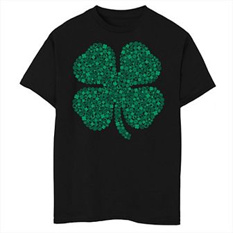 Boys 8-20 Marvel Hero Symbol St. Patty's Build Up Fill Tee