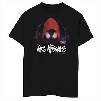 Boys 8-20 Marvel Spiderverse Spider-Man Red Hood Tee