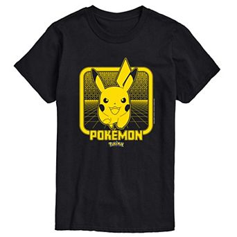 Big & Tall Pokemon Pika Retrogamer Tee