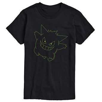 Big & Tall Pokemon Gengar Big Face Tee