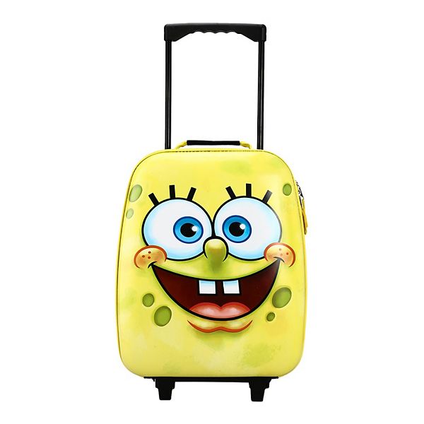 SpongeBob Kids 18 Inch Collapsible Wheeled Carry On Luggage