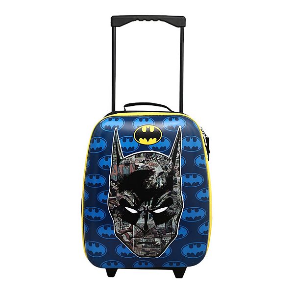 DC Comics Batman Kids' Collapsible Wheeled CarryOn Luggage