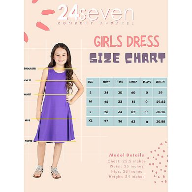 Girls 7-16 24Seven Comfort Sleeveless Pocket Swing Dress