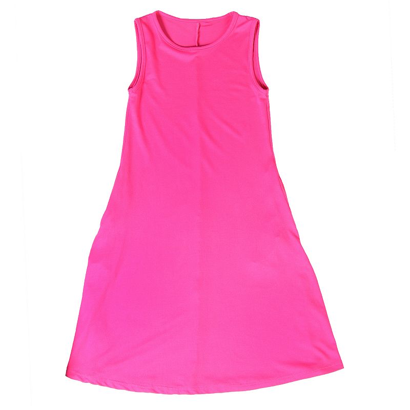 Girls 7-16 24Seven Comfort Sleeveless Pocket Swing Dress, Girls, Size: Med