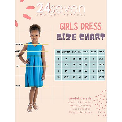 Girls 7-16 24Seven Comfort Sleeveless Pleated Party Dress