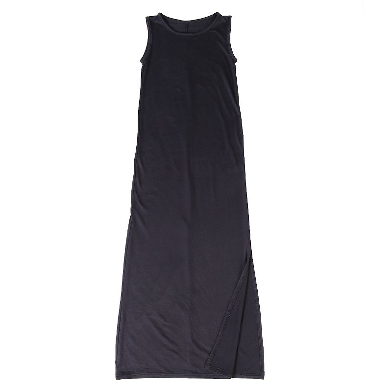 Girls 7-16 24Seven Comfort Side Slit Maxi Dress, Girls, Size: Small, Black