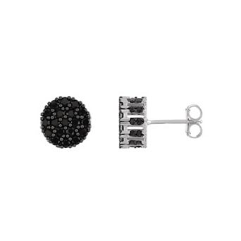 Designs by Gioelli Men's Pave Cubic Zirconia Stud Earrings