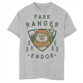 Boys 8-20 Star Wars Ewok Park Ranger Endor Graphic Tee