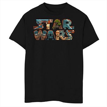 Boys 8-20 Star Wars Character Logo Graphic Tee