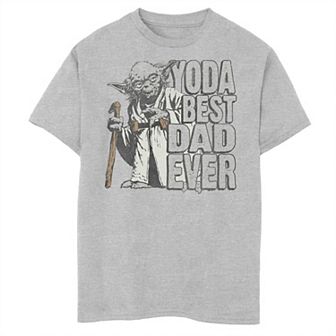 Boys 8-20 Star Wars Yoda Best Dad Ever Graphic Tee