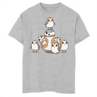 Boys 8-20 Star Wars Porgs And BB-8 Graphic Tee