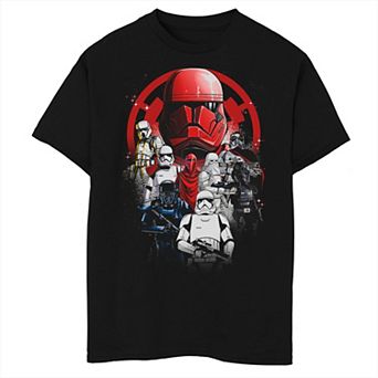 Boys 8-20 Star Wars Storm Trooper Group Splatter Graphic Tee
