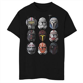 Boys 8-20 Star Wars Helmets Graphic Tee