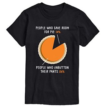 Big & Tall Pumpkin Pie Chart Tee