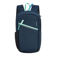 McKlein Acadia Leather Mini Bow Backpack Aqua Blue