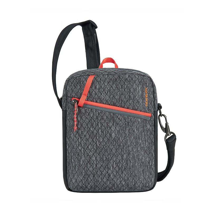 Travelon Anti-Theft Greenlander Small Crossbody Bag, Diamond Grey