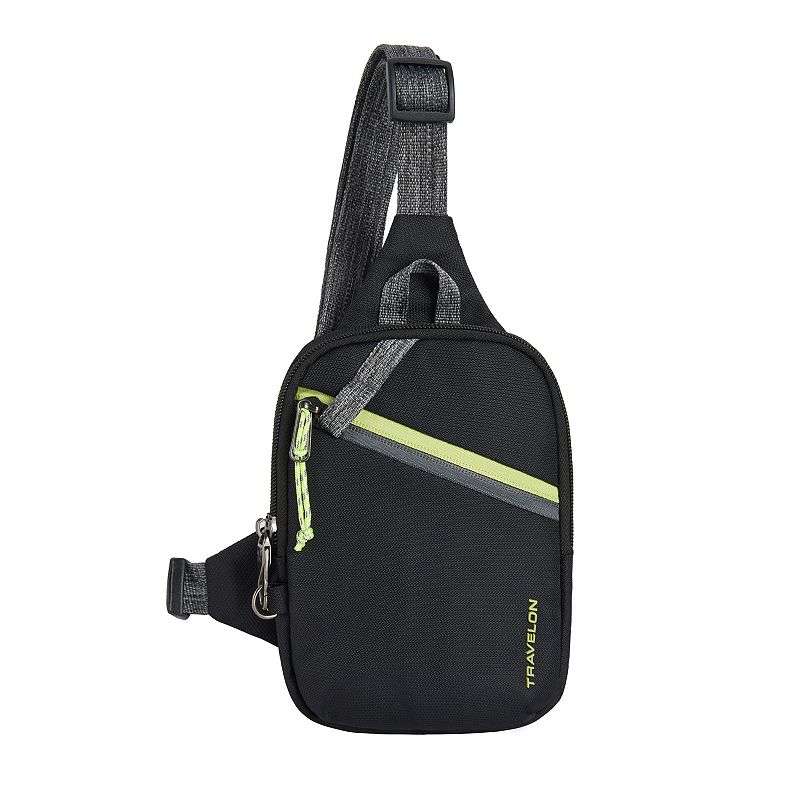 Travelon Anti-Theft Greenlander Compact Sling Bag, Black