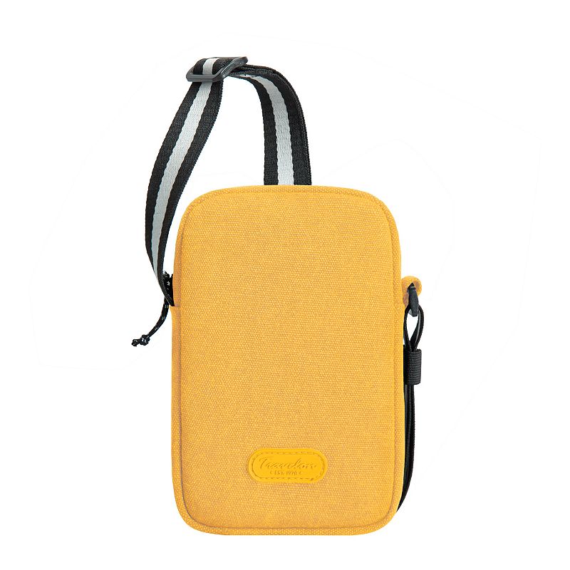 Travelon Anti-Theft Coastal RFID-Blocking Mini Crossbody Bag, Yellow