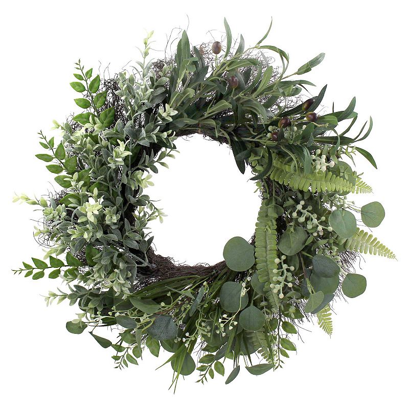Sonoma Goods For Life Artificial Greenery Wreath, Multicolor