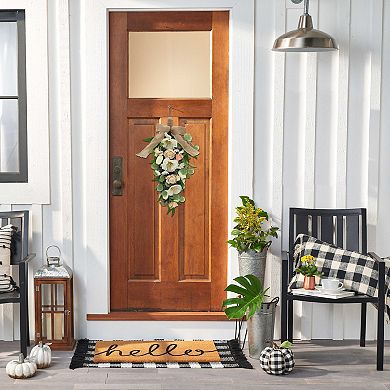 Sonoma Goods For Life Artificial Floral Teardrop Wall Decor