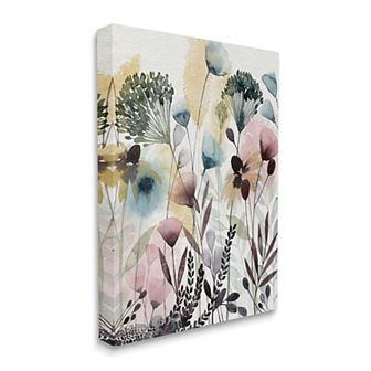 Stupell Home Decor Wild Florals Opaque Layers Wall Art
