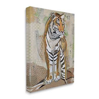 Stupell Home Decor Tiger Gazing Box Frame Wall Art