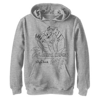 Disney's Jungle Book Boys 8-20 Shere Khan Sketch Hoodie