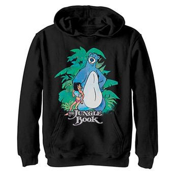 Disney's Jungle Book Boys 8-20 Mowgli And Baloo Sketch Hoodie
