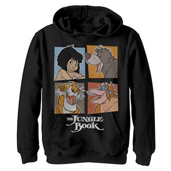 Disney's Jungle Book Boys 8-20 Mowgli And Friends Box Hoodie