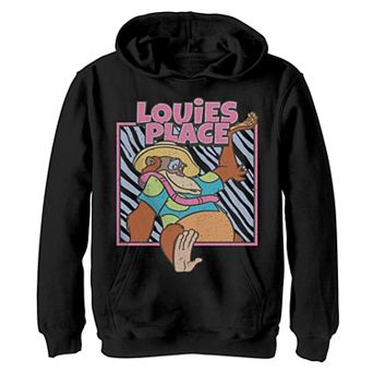 Disney's Jungle Book Boys 8-20 Distressed King Louie's Place Hoodie