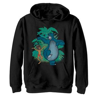Disney's Jungle Book Boys 8-20 Mowgli And Baloo Dancing Hoodie