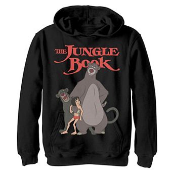Disney's Jungle Book Boys 8-20 Mowgli Baloo Bagheera Hoodie