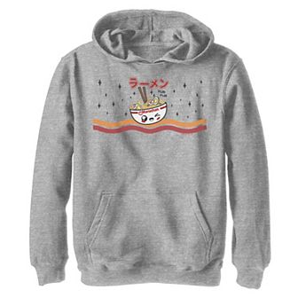 Boys 8-20 Maruchan Chibi Bowl Of Noodles Kanji Text Hoodie