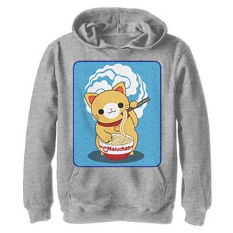 Boys 8-20 Maruchan Kitty Munch Throw Figure Hoodie