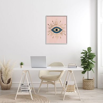 Stupell Home Decor Bohemian Evil Eye Glam Framed Wall Art