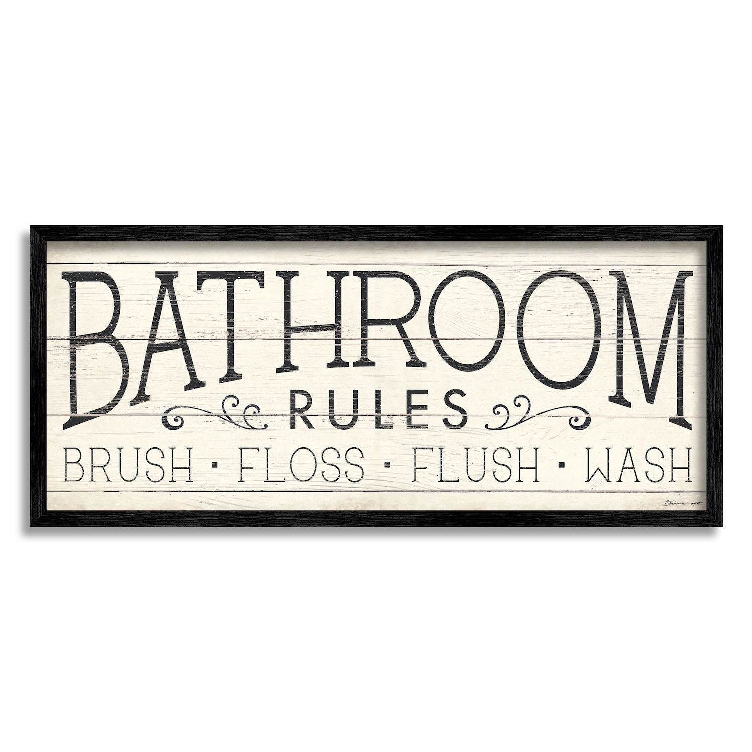 Big Dot Of Happiness Bam Superhero - Kids Bathroom Rules Wall Art - 7.5 X  10 Inches - Set Of 3 Signs - Wash, Brush, Flush : Target