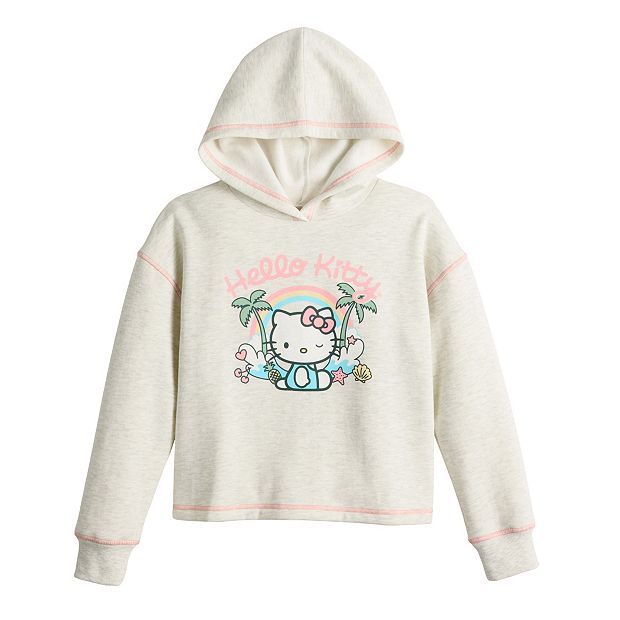 Hello Kitty Girls Pullover FleeceHoodie and Leggings Outfit Set