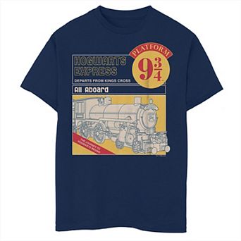 Boys 8-20 Harry Potter All Abroad Hogwarts Express Graphic Tee